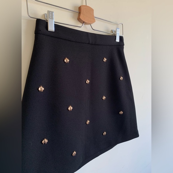 Maje Jizie Bee Mini Skirt FW 19 - Picture 3 of 7